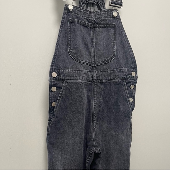 Frame Denim Classic Straight Leg Blackwater Overalls Size X-Small - Picture 4 of 16